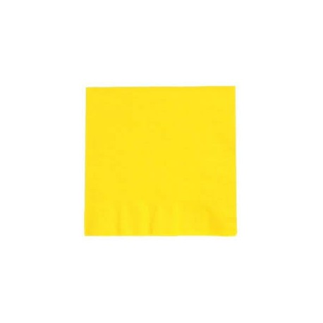 servilleta amarilla 33x33 1/c duni (1 pack 500 unid.)