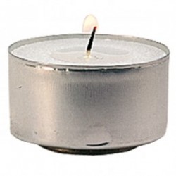 velas para calentar platos 3,5x1,5cms blanco parafina (pack 288 unid.)