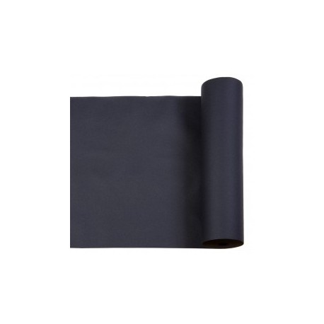 mantel de mesa "tu y yo" 24mts (20 serv.) 60 g/m2 negro (1 rollo)