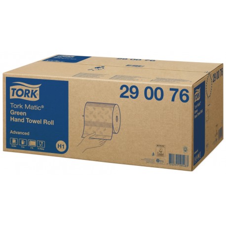 toalla rollo verde tork 2/c 150mts (1 caja 6 rollos)