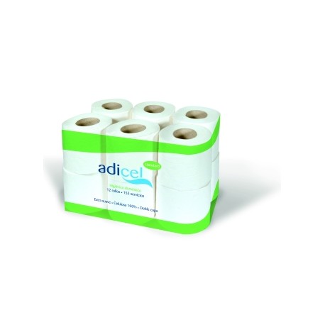 higienico domestico 2/c adicel 18mts (1 pack 108 rollos)