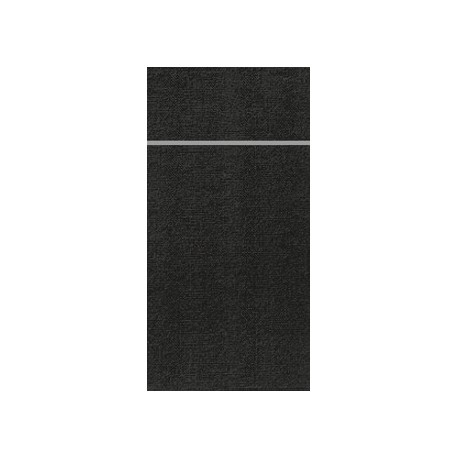 portacubierto duniletto slim airlaid negra 40x33 (1 paq. 65 unid.)
