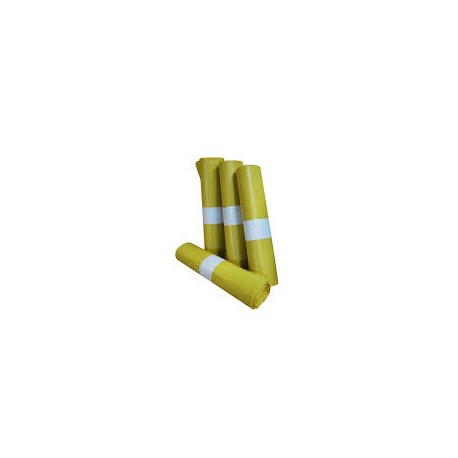 bolsa basura domestica amarilla 65x85 G70 (1 rollo 20 bolsas)