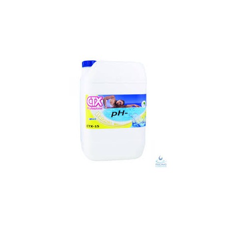 minorador de Ph- liquido envase 20 lts