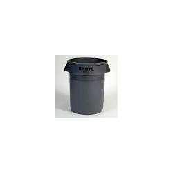 contenedor brute gris 76 lts sin tapa (1 unid.)