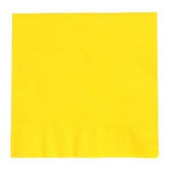 servilleta amarilla 33x33 1/c duni (1 pack 500 unid.)