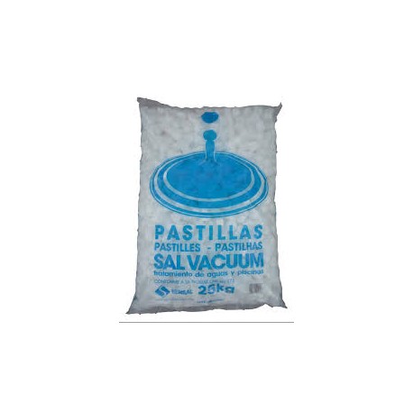 sal en pastillas saco 25kgs (1 saco)