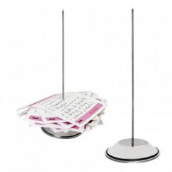 pincha papeles 23cms plateado inox (1 unid.)