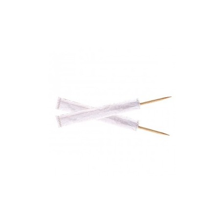 palillos enfundados individualmente 9cms natural madera (caja 1000 unid.)