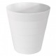 papelera 28x29cms blanco pehd (1 unid.)