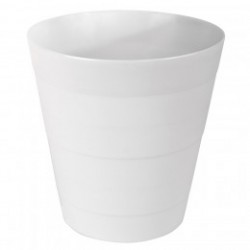 papelera 28x29cms blanco pehd (1 unid.)