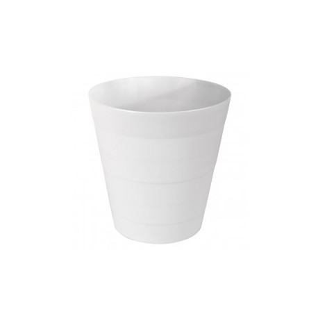 papelera 28x29cms blanco pehd (1 unid.)