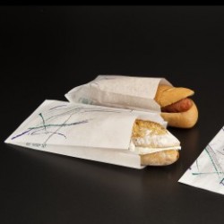 bolsa para baghette volare 41g/m2 9+4x30cms blanco (pack 500 unid.)