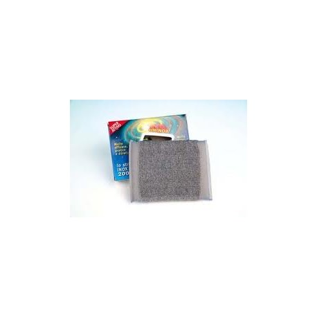 estropajo inox (uninox) con almohadilla (pack 5 unid.)
