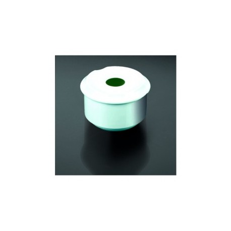 cenicero agua 8,7x6cms blanco porcelana (1 unid.)