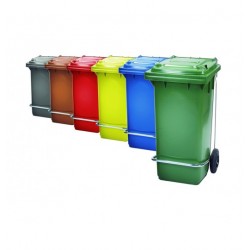 contenedor 120lts con pedal y aro sujeta bolsa (1 unid.)