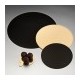 carton pasteleria doble cara 22cms diametro oro/negro carton (pack 100 unid.)