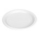 plato plastico blanco 22cms (pack 100 unid.)