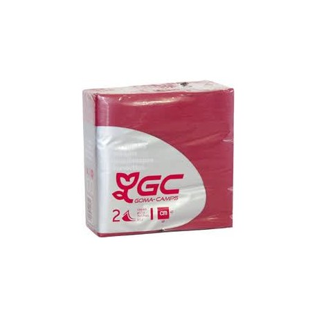 servilleta burdeos 2/c 40X40 paq.100 (1 paq.)