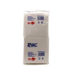servilleta blanca 2/c 20x20 paq.100 (1 paq.)