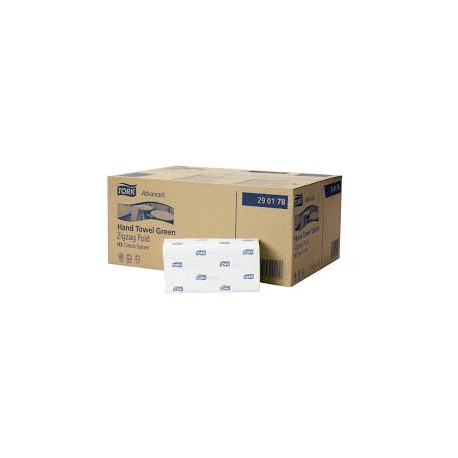 toalla plegada verde en z advanced tork caja 3000 t. (1 caja)