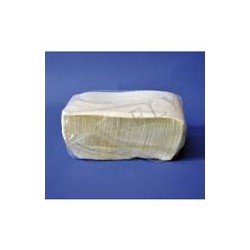 servilleta blanca 1/c 14x14 zig-zag paq.300 (1 paq.)