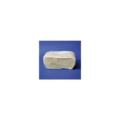 servilleta blanca 1/c 14x14 zig-zag paq.300 (1 paq.)