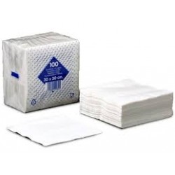 servilleta blanca 1/c 30x30 paq.100 (1 paq.)