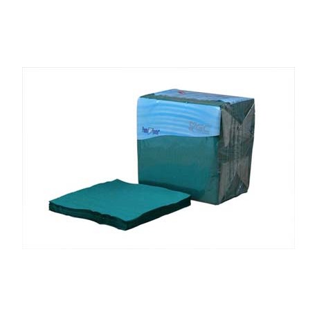 servilleta verde 2/c 40x40 p&p paq.100 (1 paq.)