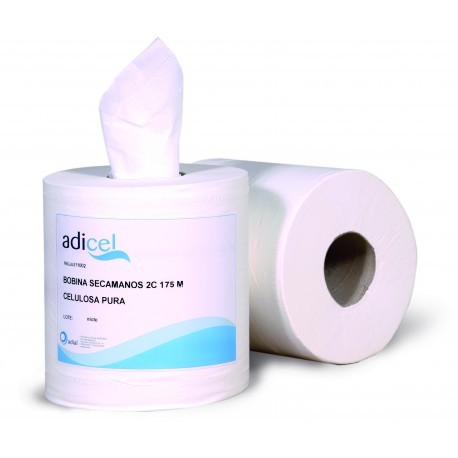 rollo secamanos 2/c 175mts adicel (1 paq. 6 rollos)