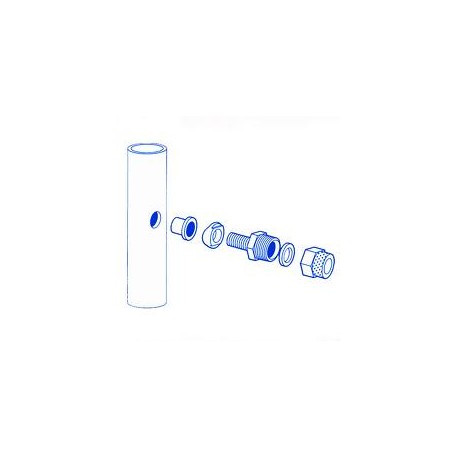 kit bacteriostatico tubo acero.