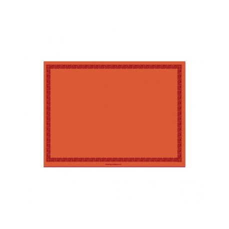 mantel individial terracota 30x40 60g dry tissue (1 paq. 200 mant.)