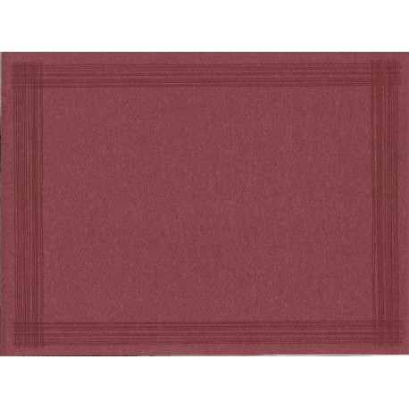 mantel individual burdeos "sin orla" 30x40 40grs (1 paq.500 mant,)