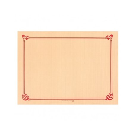mantel individual marfil 31x43 "snack" celulosa (1 paq. 500 mant.)
