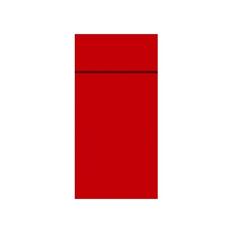portacubiertos duniletto rojo 40x33 slim dsoft (1 paq. 65 unid.)