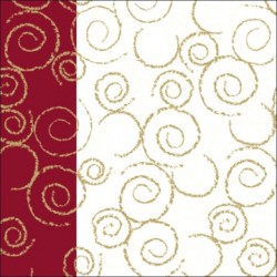 servilleta burdeos 40x40 "mogador" 50g/m2 (1 paq. 50 serv.)