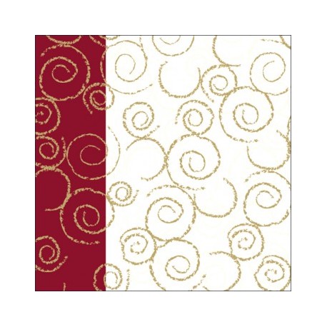 servilleta burdeos 40x40 "mogador" 50g/m2 (1 paq. 50 serv.)