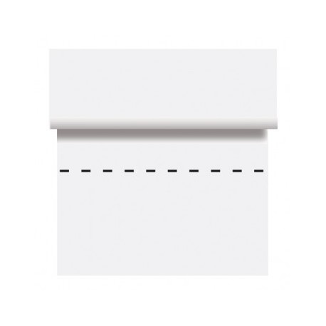 mantel precortado blanco 60 segmentos 80x120cms dry (1 rollo)