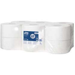 higienico industrial tork mini jumbo suave tork (1 pack 12 rollos)