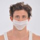 mascarilla simple papel 1/c blanco con gomas (1 pack 100 unid.)