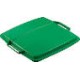 tapa cubo en ruedas 100 lts verde (1 unid.)