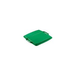 tapa cubo en ruedas 100 lts verde (1 unid.)