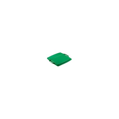 tapa cubo en ruedas 100 lts verde (1 unid.)