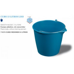cubo 13 lts liso sin escurridor (1 unid.)