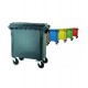 contenedor 800lts tapa plana verde (1 unid)