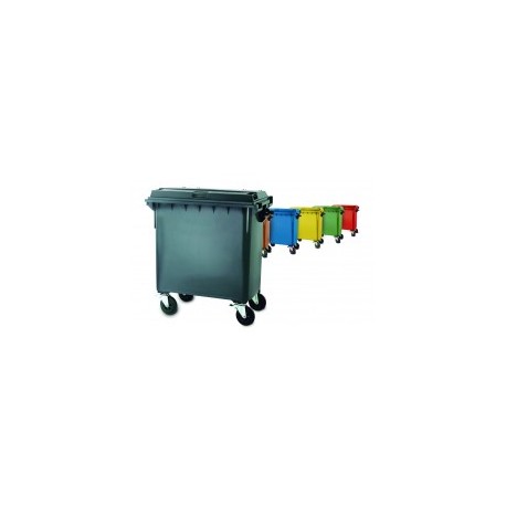 contenedor 800lts tapa plana verde (1 unid)