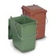 papelera 10lts cocina marron (1 unid.)