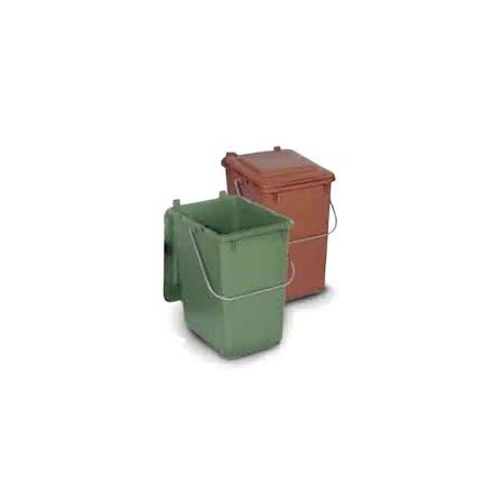 papelera 10lts cocina marron (1 unid.)