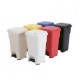 papelera con pedal 60lts hera negra (1 unid.)
