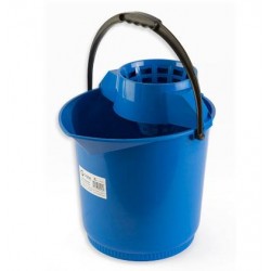 cubo redondo exp.azul con escurridor (1 unid.)